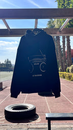 Black Boom Box Hoodie