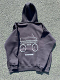 Black Boom Box Hoodie