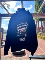 Black Hoodie Glitched Tape