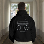 Black Boom Box Hoodie