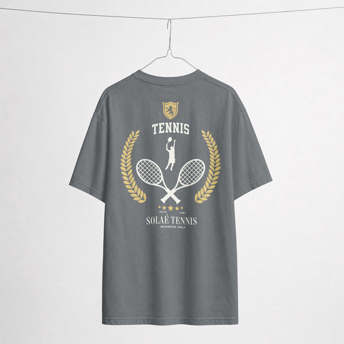 SOLAÉ® “TENNIS CLUB 1987” Premium Oversized Tee