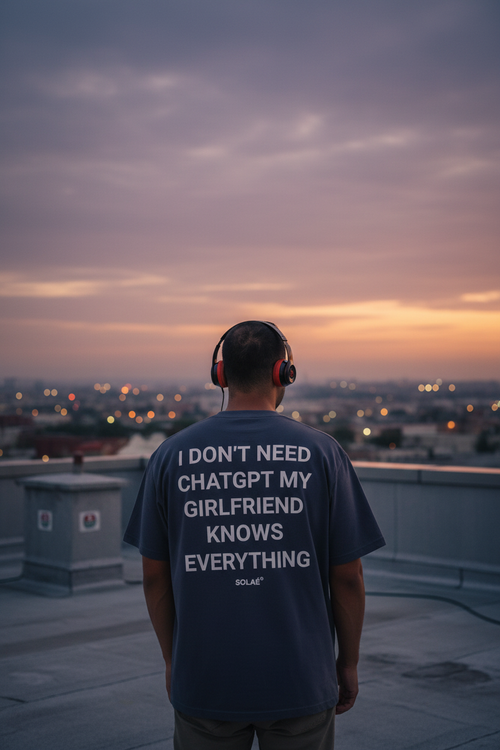Outdoor rooftop dusk